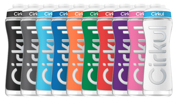 22oz. Grip Squeeze Plastic Bottle & Sport Lid E9